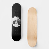 Moderne op maat gemaakte geëtste foto-effect persoonlijk skateboard (Voorkant)