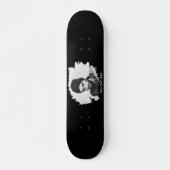 Moderne op maat gemaakte geëtste foto-effect persoonlijk skateboard (Voorkant)