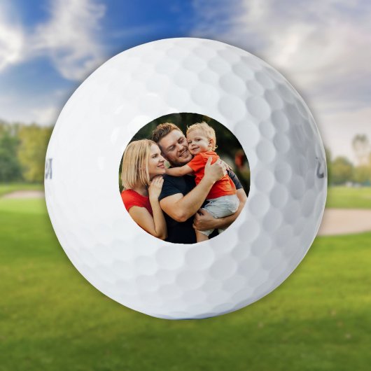 Moderne op maat gemaakte gepersonaliseerde foto golfballen