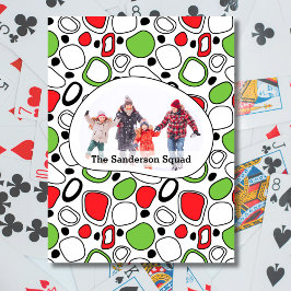 Moderne op maat gemaakte gezelschapsspellen voor f pokerkaarten