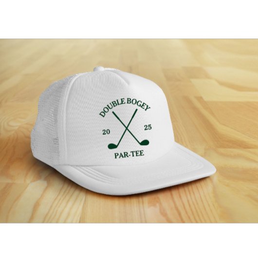 Moderne op maat gemaakte grappige golf liefhebber trucker pet