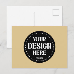 Moderne op maat gemaakte logo voor bedrijfsbrandin briefkaart