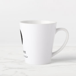 Moderne, op maat gemaakte logo zakelijke promo lat latte mok