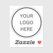 Moderne op maat gemaakte logo's sticker (Vel)