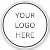 Moderne op maat gemaakte logo's sticker (Voorkant)
