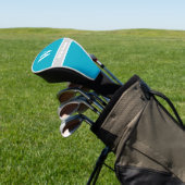 Moderne op maat gemaakte monogram naam golf headco golfheadcover (Insitu)