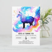 Moderne Op Maat Gemaakte Paarden Verjaardag Kaart (Staand voorkant)