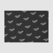 Moderne, op maat gesneden verpakking, zwart tissuepapier (Voorkant)