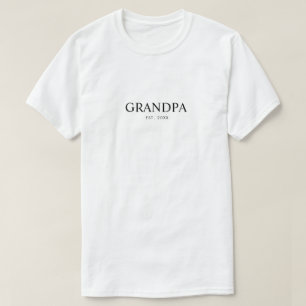 Moderne Opa Oprichtingsjaar T-shirt