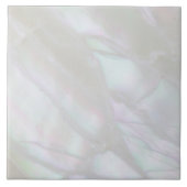 Moderne opaalachtige parel keramische Tegel Tegeltje (Voorkant)