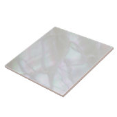 Moderne opaalachtige parel keramische Tegel Tegeltje (Zijkant)