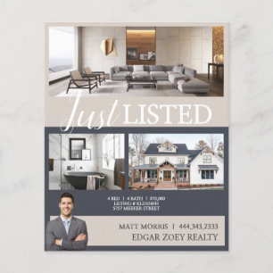 Moderne Open House Real Estate Realtor Flyer