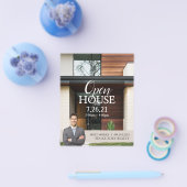 Moderne Open House Real Estate Realtor Flyer (Enkel)