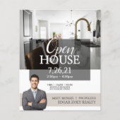 Moderne Open Huis Makelaar Flyer (Voorkant)