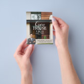 Moderne Open Huis Makelaar Flyer (Hand)