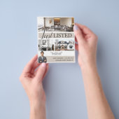 Moderne Open Huis Vastgoed Makelaar Flyer (Hand)