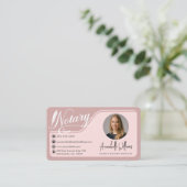 Moderne openbare foto van notaris visitekaartje (Staand voorkant)