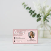 Moderne openbare foto van notaris visitekaartje (Staand voorkant)