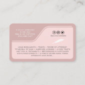 Moderne openbare foto van notaris visitekaartje (Achterkant)