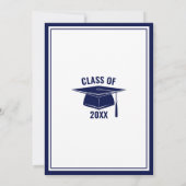 Moderne opleidingspartij voor blauw-grensovergang kaart (Achterkant)