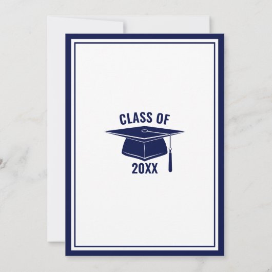 Moderne opleidingspartij voor blauw-grensovergang kaart (Achterkant)