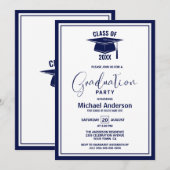 Moderne opleidingspartij voor blauw-grensovergang kaart (Voorkant / Achterkant)