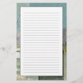 Moderne opmaak met geordende letters briefpapier (Voorkant)