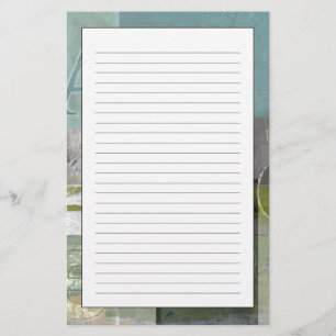 Moderne opmaak met geordende letters briefpapier