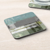 Moderne opmaak met geordende letters drankjes onderzetter (Linkerzijde)