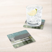 Moderne opmaak met geordende letters kartonnen onderzetters (Insitu)