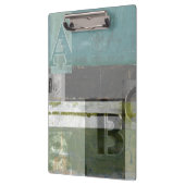 Moderne opmaak met geordende letters klembord (Links)