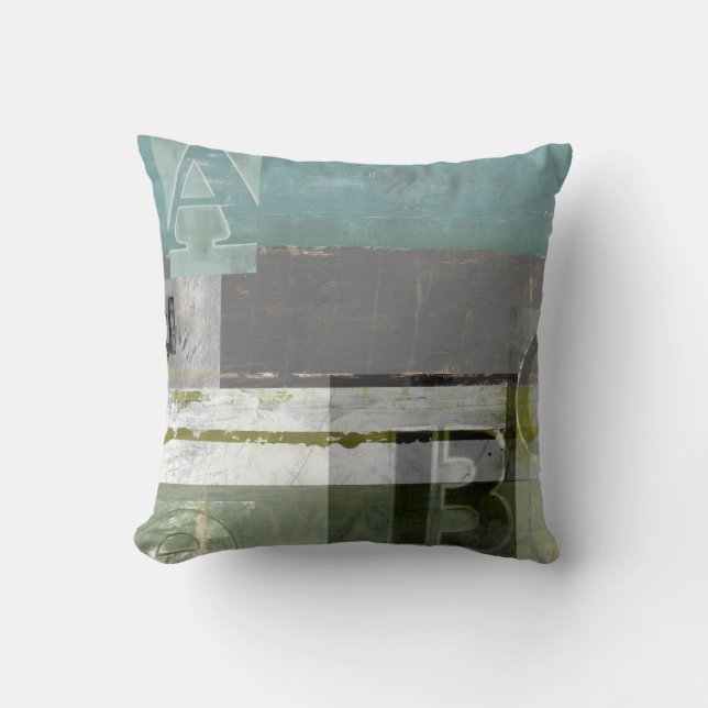 Moderne opmaak met geordende letters kussen (Voorkant)