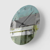 Moderne opmaak met geordende letters ronde klok (Hoek)