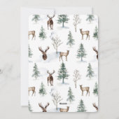 Moderne oproep voor kerstfeestdagen in pingelen me feestdagenkaart (Achterkant)