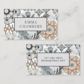 Moderne oproepkaarten contactkaartje (Voorkant / Achterkant)