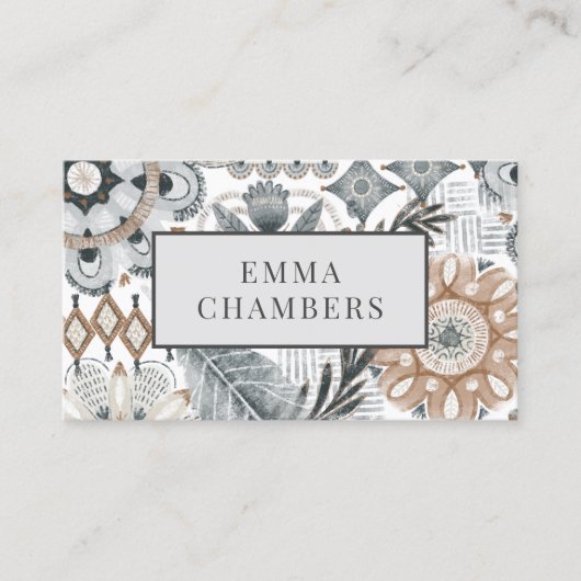 Moderne oproepkaarten contactkaartje (Voorkant)