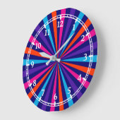 Moderne optische draaiwiel met barst grote klok (Hoek)