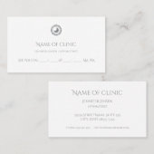 Moderne Optometrist Eenvoudige Oogbol Iris Afspraa Afsprakenkaartje (Voorkant / Achterkant)