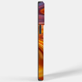 Moderne Oranje Abstracte Kunst Esthetisch Case-Mate iPhone Case (Achterkant / Rechts)