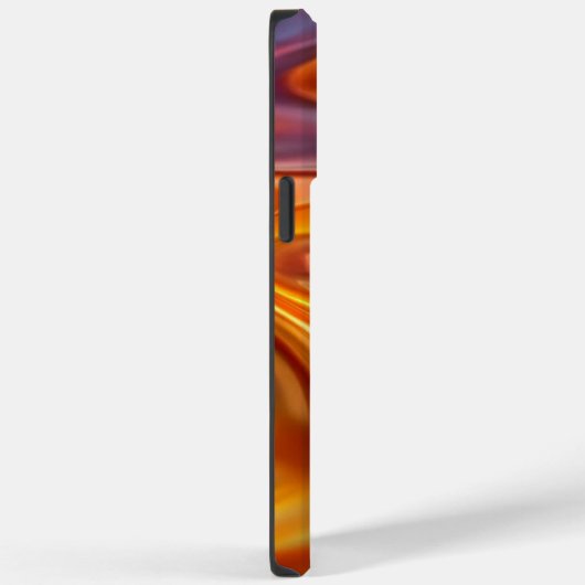 Moderne Oranje Abstracte Kunst Esthetisch Case-Mate iPhone Case (Achterkant / Rechts)