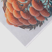 Moderne Oranje boomillustratie Tissuepapier (Detail)