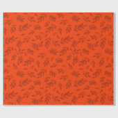 Moderne Oranje en rode flacon Cadeaupapier (Vlak)