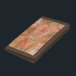 Moderne Oranje Floral Print op gestripte achtergro Drievoud Portemonnee<br><div class="desc">Een Jennifer Goldberger originele schepping,  deze moderne oranje bloemdruk zit op een gestripte achtergrond. De bloemen mengen bijna met de achtergrond. Laat het zich mengen met de rest van je huis door het vandaag te kopen!</div>