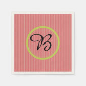 Moderne Oranje geplateerde servetten (Voorkant)