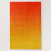 Moderne oranje gradiënt Waterverf Regelboog Legpuzzel (Verticaal)