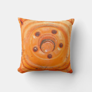 Moderne oranje kussen, Retro oranje kussen