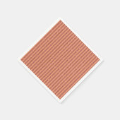 Moderne Oranje Mango Glitters Verticale Strepen Servet (Hoek)