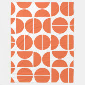Moderne Oranje medicament Abstract Fleece Deken (Voorkant)