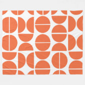Moderne Oranje medicament Abstract Fleece Deken (Voorkant (Horizontaal))