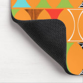 Moderne Oranje Moespad uit het midden van de eeuw Muismat (Hoek)